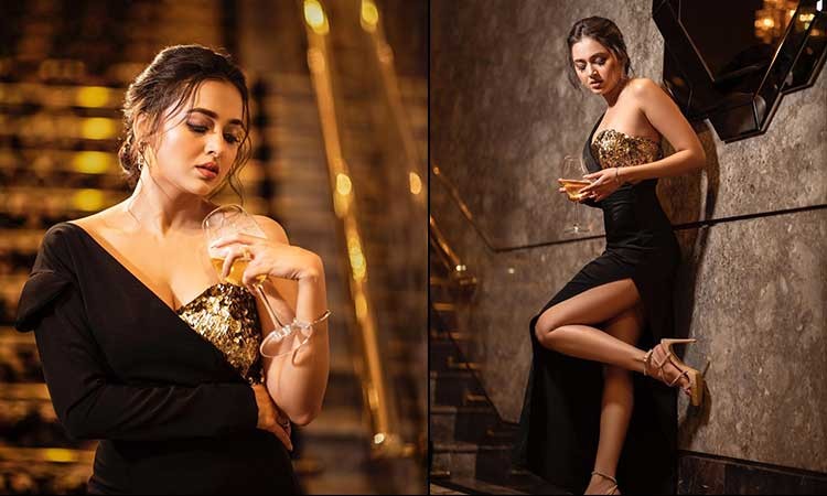 Tejasswi Prakash Sets Internet On Fire With Stunning Pics In Black And