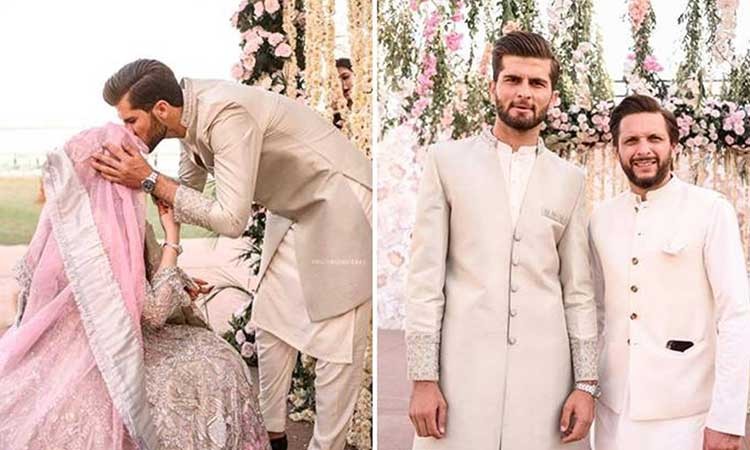 Wedding Pics Shaheen Shah Afridi And Ansha Afridi