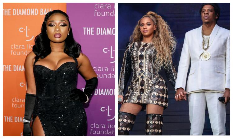 Megan Thee Stallion, Beyonce, and Jay-Z give