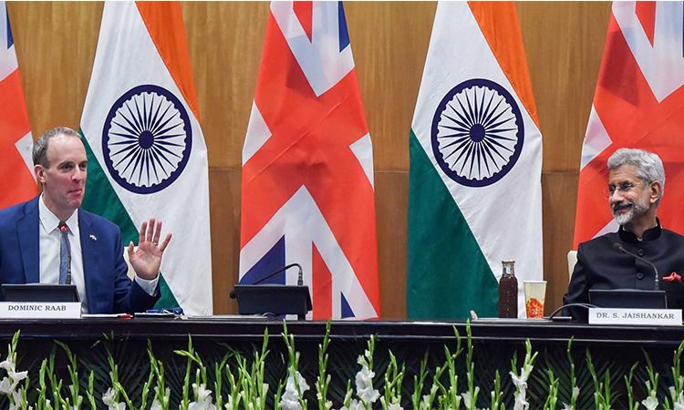 Dominic Raab S jaishankar