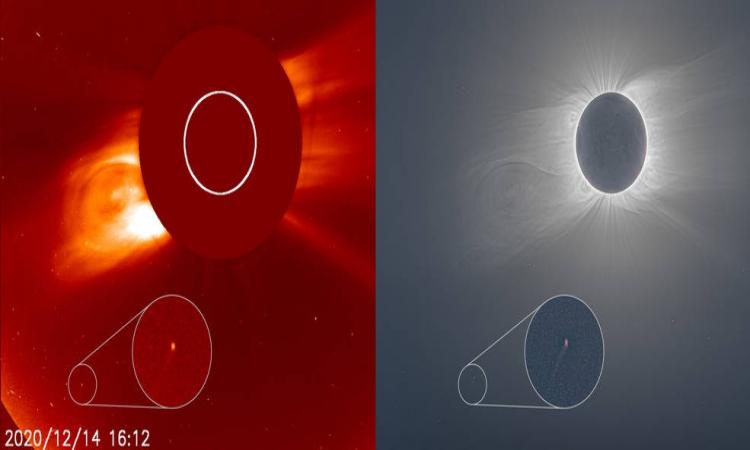 Astronomer discovers rare comet during total solar eclipse