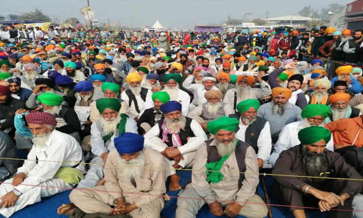 Farmers protest