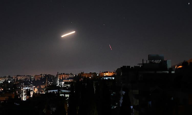 Israek air strike on syria