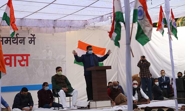 Arvind Kejriwal-AAP-Farmers Protest-Singhu