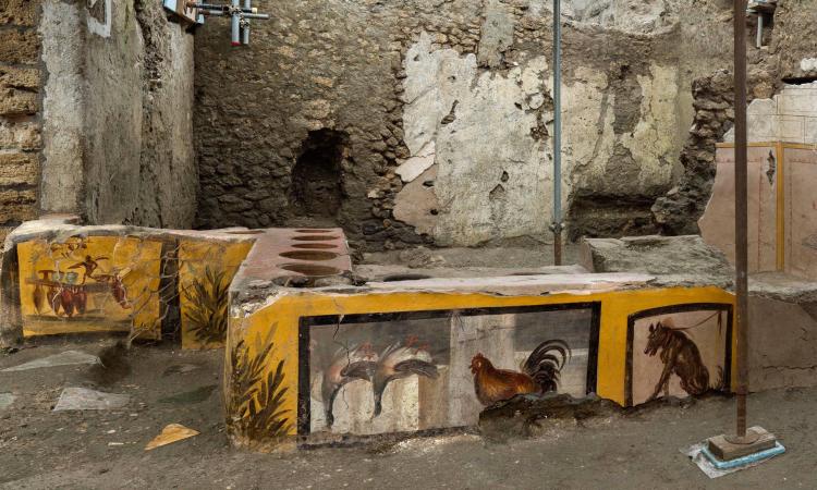 2000 year old snacks shop with traces of food discovered in Pompeii