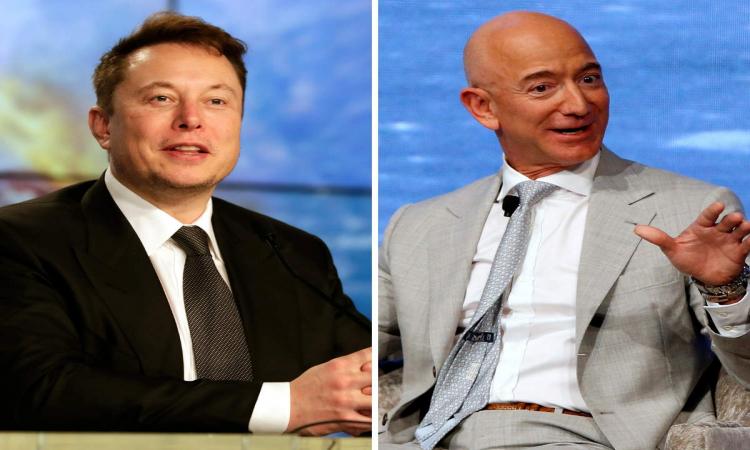 Elon Musk and Jeff Bezos
