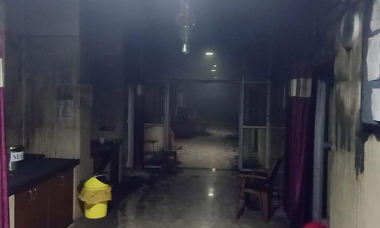 Maharashtra government-Shiv Sena-Hospital Fire