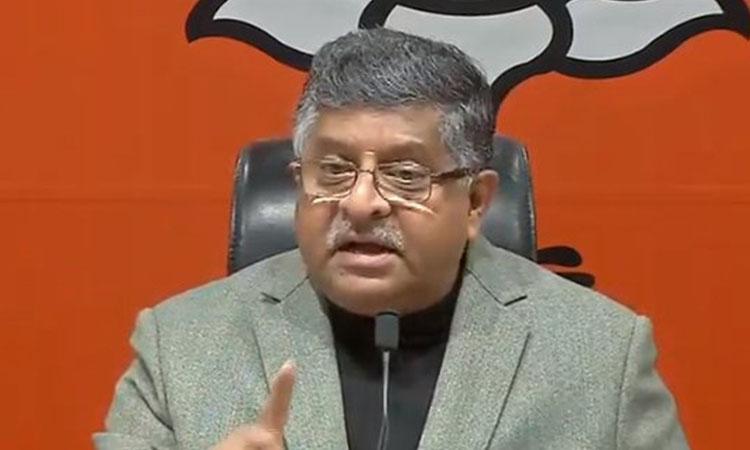 Ravi Shankar Prasad-Atmanirbhar Bharat-India-BJP
