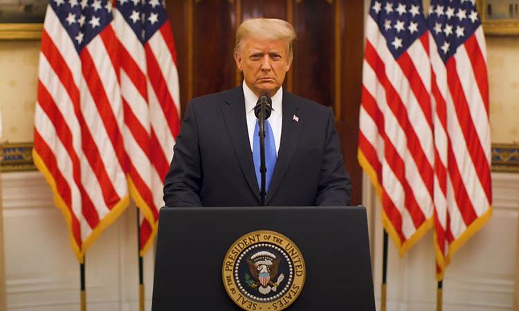 Donald Trump-COVID19-Farewell-USA-Biden