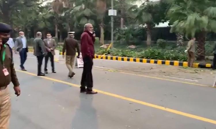 Low intensity explosion near Israel Embassy in Delhi