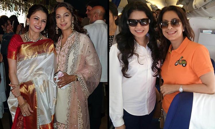 Juhi Chawla, Bhagyashree share BFF moments on Instagram