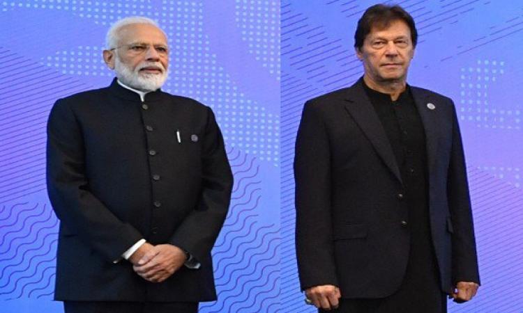 Indian PM Narendra Modi and Pakistan PM Imran Khan