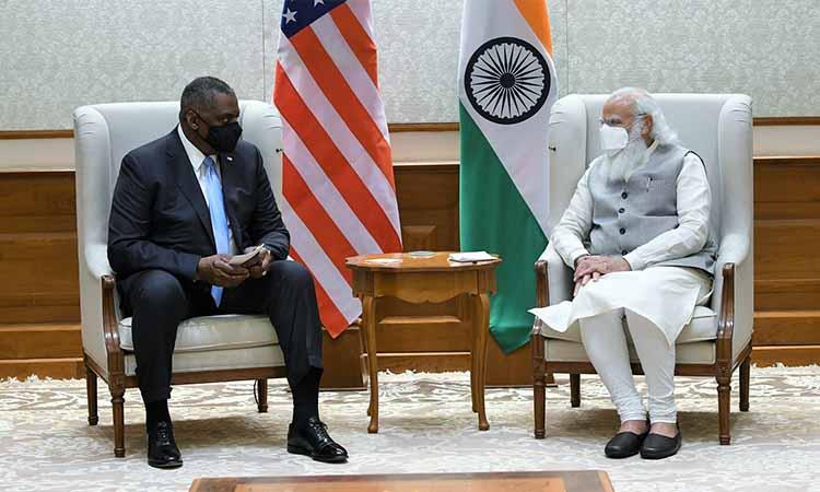 Prime Minister-Narendra Modi-India-US Defence Secretary-Lloyd Austin
