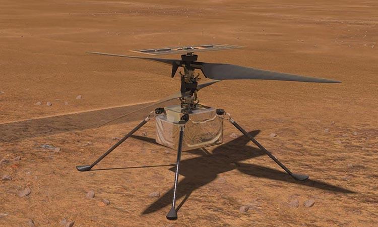 NASA, first flight of Mars helicopter, Mars helicopter