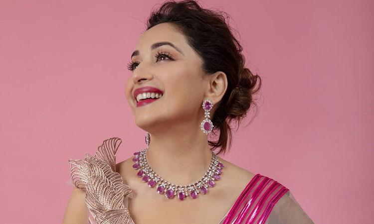 Bollywood-Madhuri Dixit-Madhuri Dixit Nene-Pink dress