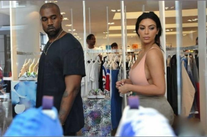 Kim Kardashian and Kanye West