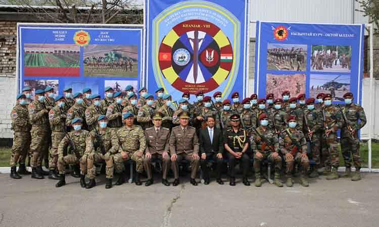 India, Kyrgyzstan-Indian defence forces-2 week counter terror drills
