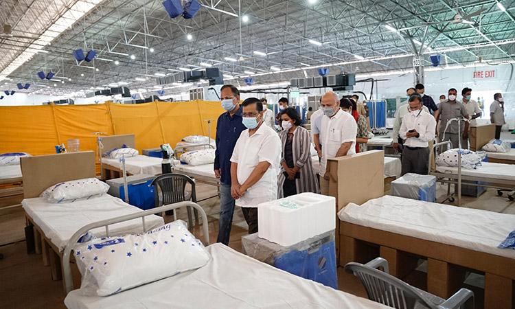 Delhi Hospital, 500 bed Covid hospital, Radha Soami centre, Oxygen shortage, Oxygen