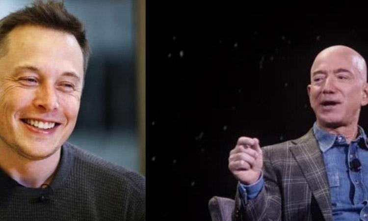 Elon Musk-Jeff Bezos-NASA-SpaceX-Blue Origin