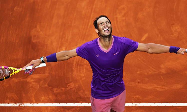 Rafael Nadal-Rafael Nadal beats Novak Djokovic for 10th Rome Open title-Italian Open