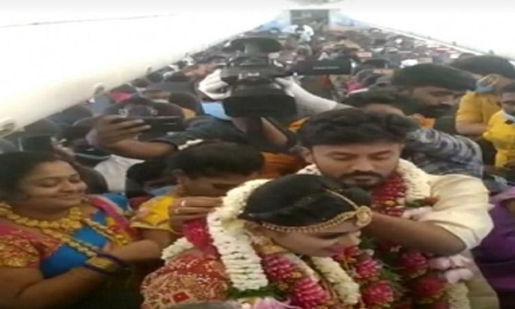 Mid-air wedding party: DGCA grounds chartered flight's crew
