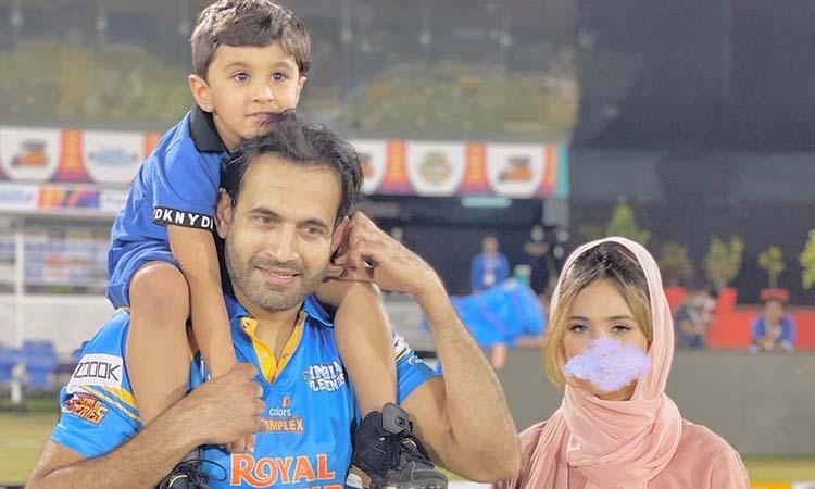 Safa Baig-Irfan Pathan-Irfan Pathan's son