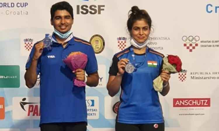World Cup: Manu, Chaudhary clinch silver in mixed 10m air pistol