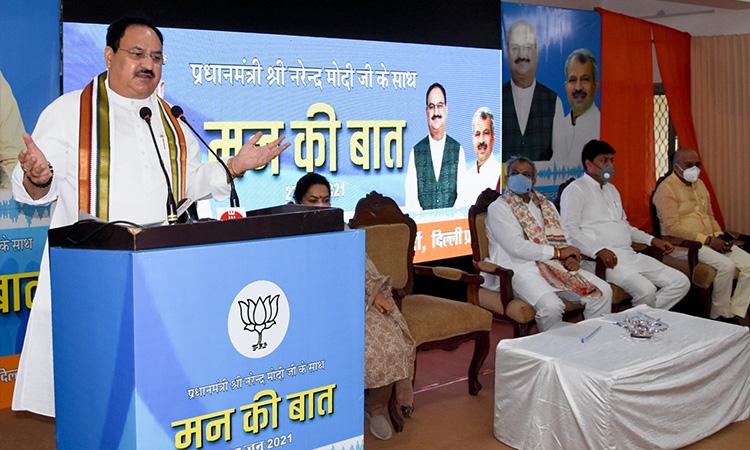 J.P. Nadda, Narendra Modi, Mann ki Baat, J.P. Nadda BJP, 'Mann Ki Baat' is a non-political platform: Nadda