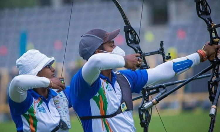 Archery, Archery World Cup, Archery World Cup gold, Archery World Cup: Das, Deepika win mixed recurve team gold, Atanu Das, Deepika Kumari