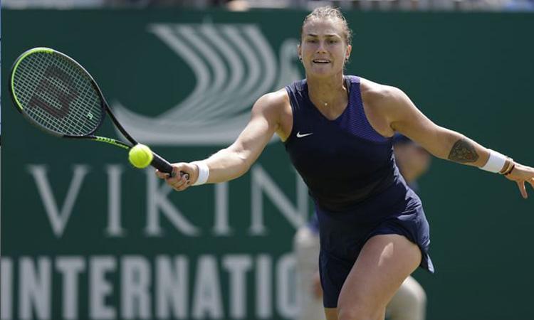 Tennis, Ashleigh Barty, Wimbledon, Second seed Aryna opens, Second seed Aryna opens Wimbledon with easy win over qualifier