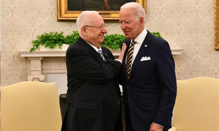 Joe Biden, Israel, Biden meets Israeli counterpart, conveys unwavering support, United States