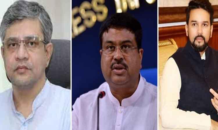 Vaishnaw, Pradhan, Anurag Thakur big gainers in Cabinet revamp