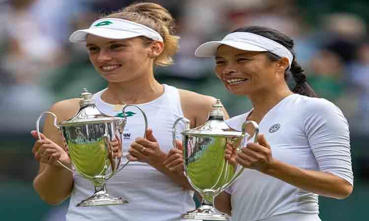 Elise, Hsieh clinch Wimbledon women's doubles title