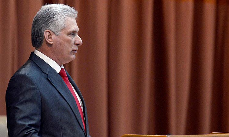 Cuban-President-accuses-US-of-stoking-social-unrest