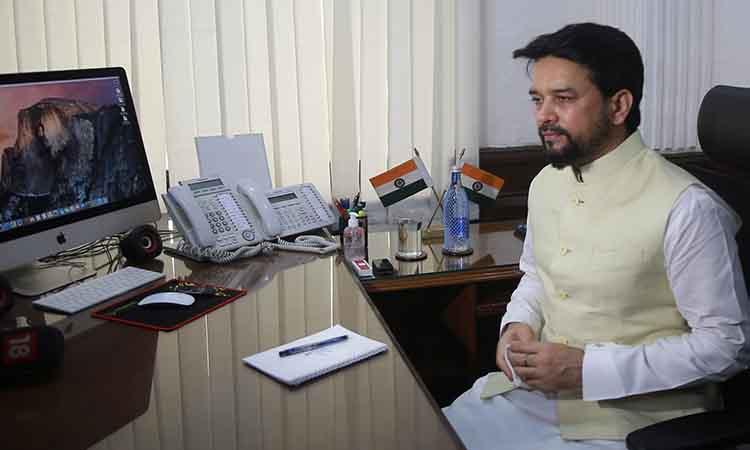 Sports Minister Anurag Thakur