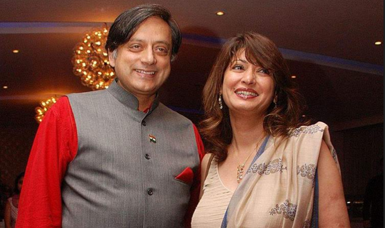 Shashi Tharoor and Sunanda Pushkar