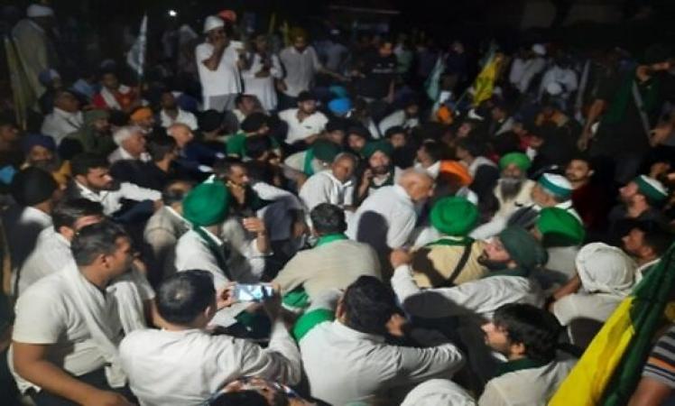 Farmers-at-Karnal-border