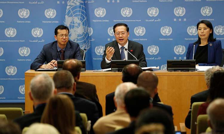 Chinese delegation at UNSC