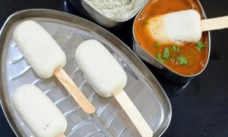 Idly on stick