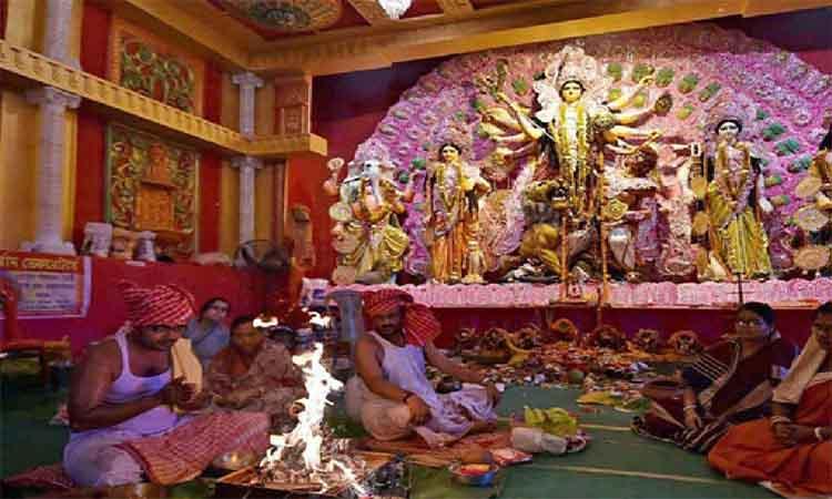 Durga-puja-pandal
