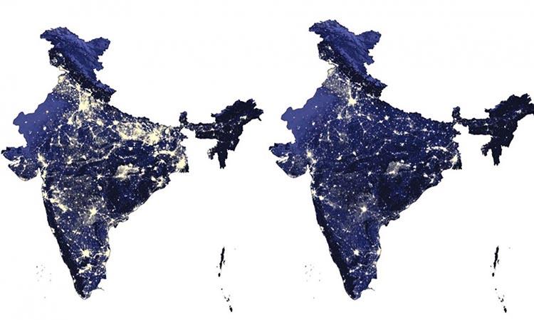 Satellite-image-India