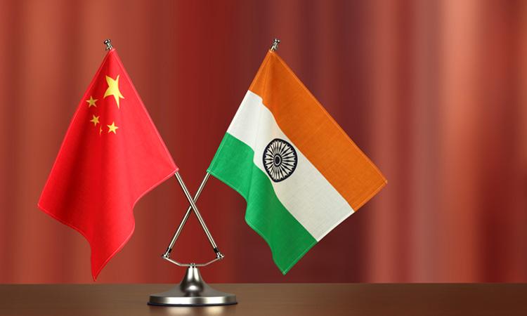 India-China-Flag