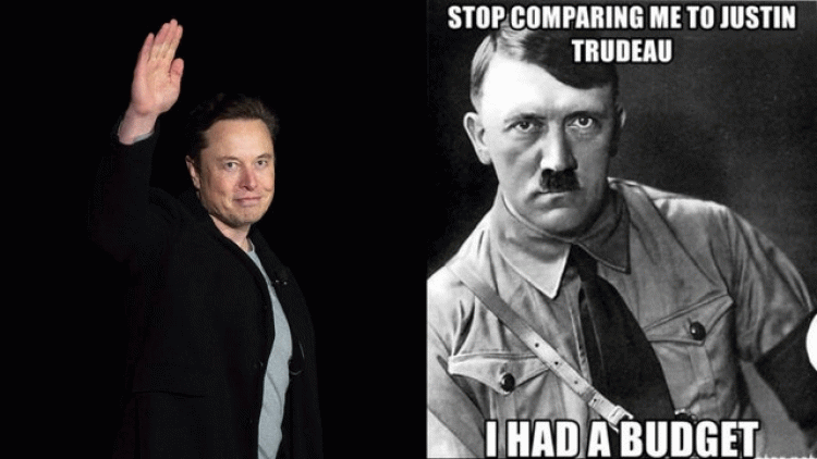 Musk-Trudeau-Hitler-Truckers