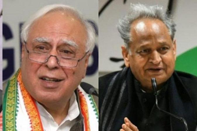 Kapil-Sibal-doesn't-know-ABC-of-Congres- Ashok-Gehlot