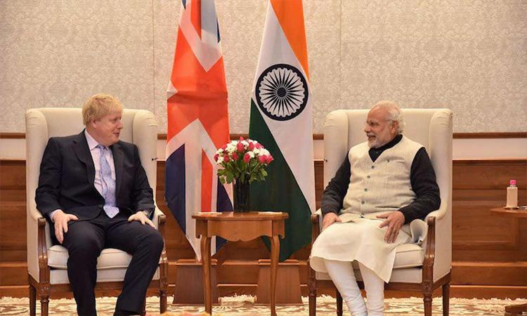Prime-Minister-Narendra-Modi-and-British-Prime-Minister-Boris-Johnson