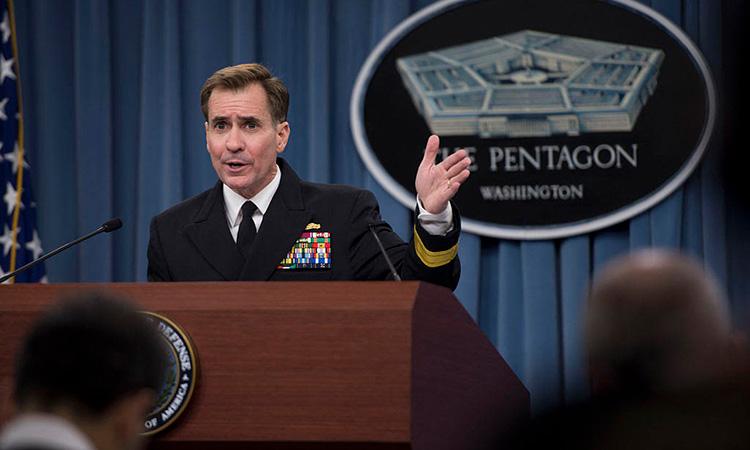 Pentagon-Press-Secretary-John-Kirby-speaks-during-a-briefing-at-the-Pentagon