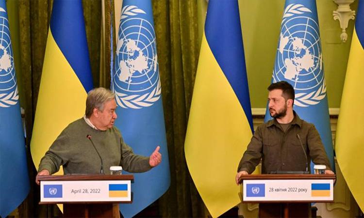 Ukraine-President-Volodymyr-Zelensky-and-UN-Secretary-General-Antonio-Guterres
