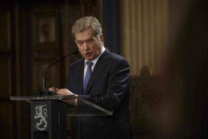  Finland's President Sauli Niinisto