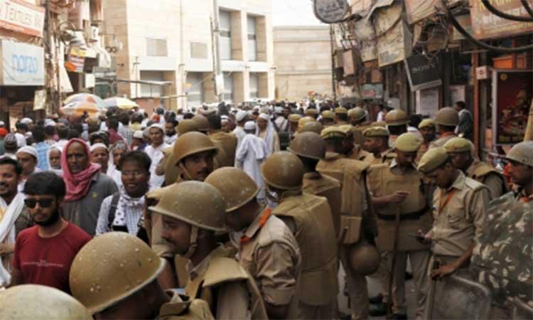 Security-beefed-up-in-Varanasi-ahead-of-Gyanvapi-case-hearing-in-district-court