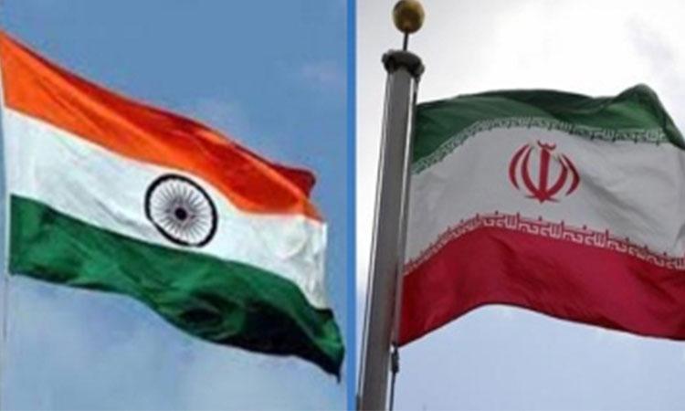 India-Iran-flag